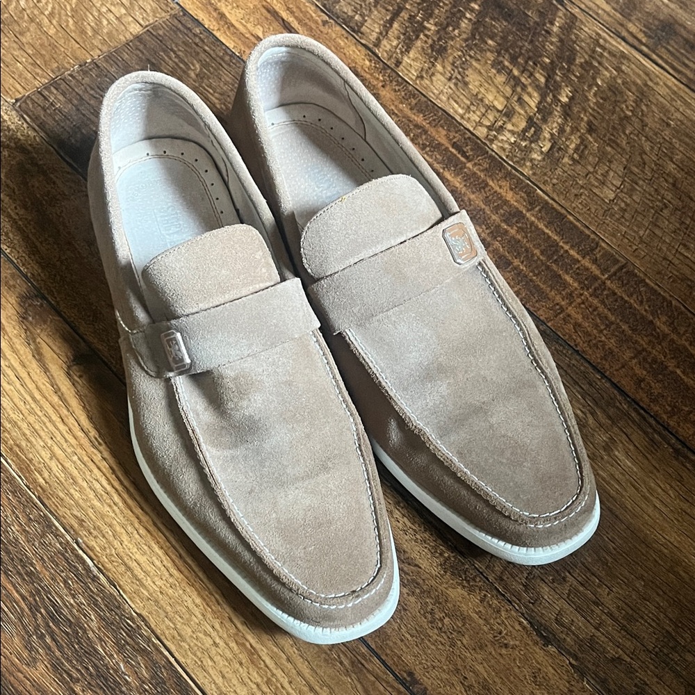 Stacy Adams Light Brown Suede Loafers